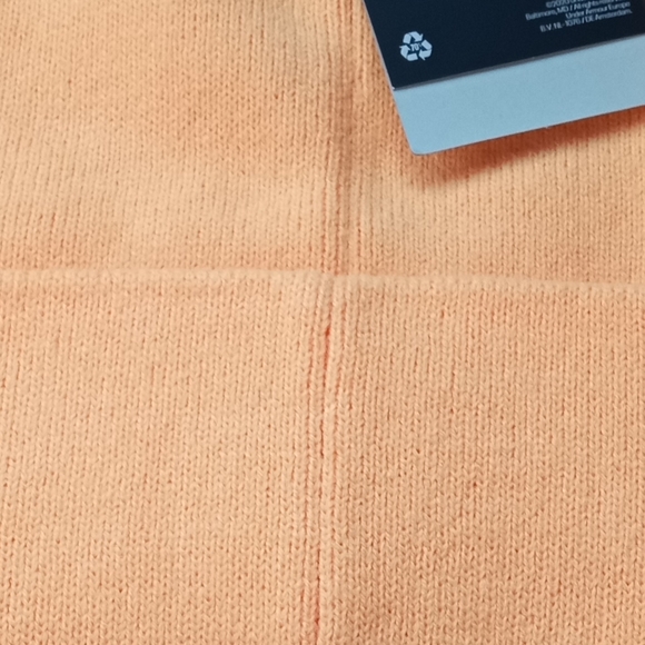 UNDER Armour Women's Fluorescent Orange & Yellow Cuffed Coldest Weather Beanie - Picture 7 of 7